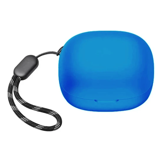 Case 4U Anker Soundcore R50i Bluetooth Silikon Kulaklık Kılıfı - Lacivert