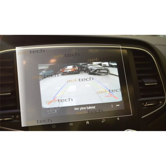 Ael-Tech Renault Megane Touch ve Icon 7 Inç Navigasyon Uyumlu Nano Ekran Koruyucu 2023