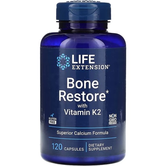 Life Extension Bone Restore With Vitamin K2 120 Capsules Fiyatı