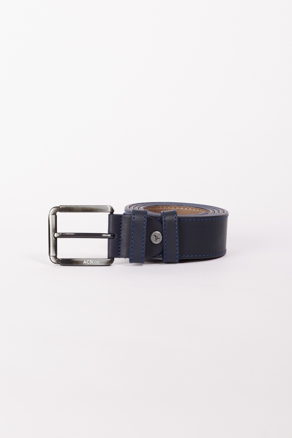 Altınyıldız Classics Erkek Siyah Casual Suni Deri Jean Kot Kemeri