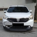Dacia Lodgy 2012-2022 Uyumlu Üniversal Astra H Lip Esnek Ön Lip 2 Parça Tampon Altı Dil Karlık Ön Ek