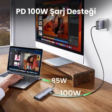 Ugreen Type-C To 2*usb 3.0 2*usb-C 4K/60Hz HDMI Gigabit Ethernet Sd Tf Kart Okuyucu Çoklayıcı Hub Adaptör