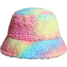 Piraye Gift Polar Balıkçı Model Gökkuşağı Şapka