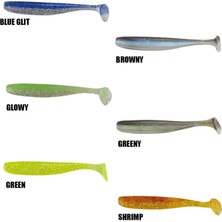 Ryuji Slim Shaker 10CM Silikon Yem (6 Adet) (RYJSS10SR) - #blue Glit