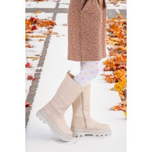 Kiko Kids 500 Uzun Fermuarlı Kız Çocuk Çizme Bot