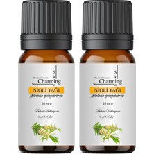 Charming 2 Adet Nioli Uçucu Yağı %100 Saf Sertifikalı Seyreltilmemiş( Niaouli Essential Oil ) 10 ml