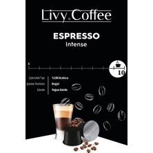 Livy Coffee Nespresso® Uyumlu Kapsül Kahve Espresso 10 Kapsül