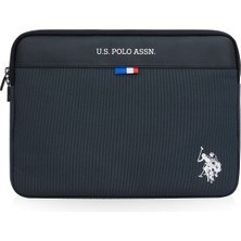 U.S. Polo Assn. Macbook Air - Macbook Pro 13&13.3 Inç Uyumlu Laptop Kılıfı Gri PLEVR23700