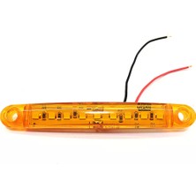 Le Moins Cher Sarı 9 Ledli Parmak Lamba 12V-24V 4 Adet