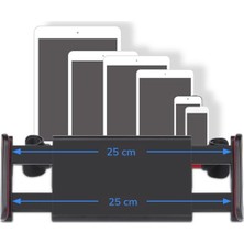 Sanec Oto Koltuk Arkası Telefon Tablet Tutucu Ayarlanabilir 360 Derece Dönebilen Pratik Stand