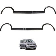 Volkswagen Transporter T5 Kısa Şasi 2003 - 2009 Çamurluk ve Kapı Dodikleri Set 11 Parça Sol Sürgü