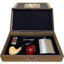 Dapper Zeytin Ağacı 7 Oz Mataralı Pipo Seti 605724-509255