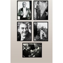 Çerçevesiz Çerçeve Görünümlü Atatürk Fotoğrafları