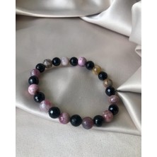 Doğaltaş Oniks Turmalin Bileklik