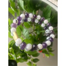 Doğaltaş Aytaşı - Ametist Bileklik