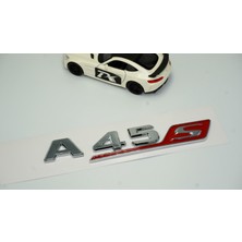 Dk Benz A 45S Bagaj Krom Kırmızı Abs 3m 3D Yazı Logo
