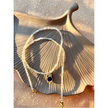 Doğaltaş Labradorit Kolye