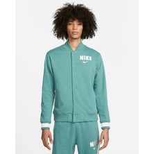 Nike Sportswear Retro Fleece Erkek Varsity Spor Yeşil Ceket FJ0556