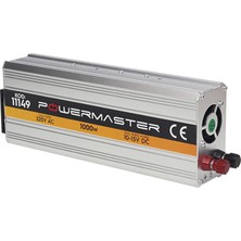 Powermaster PM-11149 12 Volt - 1000 Watt Modıfıed Sınus Inverter (10-15V ARASI-220V Ac)