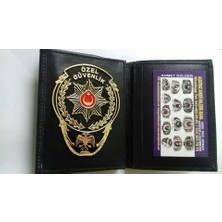 Özel Güvenlik Rozetli Cüzdani+Kemer Rozeti Al.-Sıvıle Satılmaz-Sadece Özel Güvenlik Görevlisi Satın Alabılır.