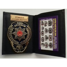 Özel Güvenlik Rozetli Cüzdani+Kemer Rozeti Al.-Sıvıle Satılmaz-Sadece Özel Güvenlik Görevlisi Satın Alabılır.