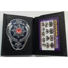 Özel Güvenlik Rozetli Cüzdani+Kemer Rozeti Al.-Sıvıle Satılmaz-Sadece Özel Güvenlik Görevlisi Satın Alabılır.