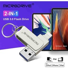 Microdrive 64Gb.İphone Lightning ve USB 3.0 USB Flash Bellek 64GB Otg Çift Girişli