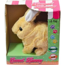 Magic Toys Hareketli,sesli,kulak Sallayan Peluş Tavşan / Pilli