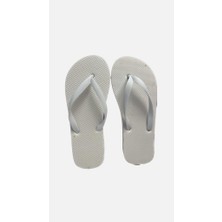 Private 25 Adet Parmak Arası Beyaz Kadın Terlik Eva Taban 14 mm Flip Flop 39 Numara
