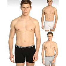 Seher Yıldızı 0060 Erkek Likralı Karışık Renk Boxer 12 Adet