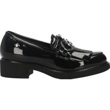 Donna Serena Kadın Oxford/ayakkabı 844859DS Donna Serena 4859 VERNICE NERO  F.DO BLACK SC NERO