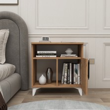 Enda Home Collection Kommen 2 Raflı Kapaklı Komodin