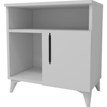 Enda Home Collection Kommen 2 Raflı Kapaklı Komodin