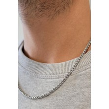 Trend Collection Erkek Sarmal Çelik Kolye 316 L Çelik Erkek Zincir Kolye