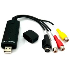 Boblov USB Video Capture USB 2.0 Audio/video Converter Rca'dan Usb'ye Ses Video Dönüştürücü Vhs Mini Dv Hi8