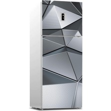 Sticker Art Buzdolabı Sticker Kaplama Dolap Kaplama Etiketi 3D Metal