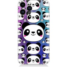 Karizma Tablo Apple iPhone 13 Pro Uyumlu Silikon Kılıf Sevimli Pandalar