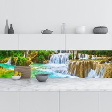 Sticker Art Mutfak Tezgah Arası Folyo Fayans Kaplama Folyosu Tat See Laos 60X400 cm