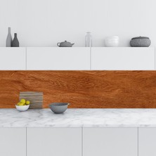 Sticker Art Mutfak Tezgah Arası Folyo Fayans Kaplama Folyosu Doğal Ahşap 60X300 cm