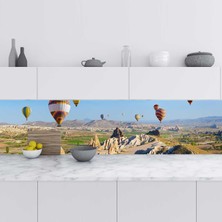 Sticker Art Mutfak Tezgah Arası Folyo Fayans Kaplama Folyosu Kapadokya 60X200 cm