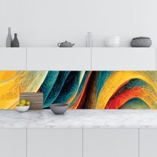 Sticker Art Mutfak Tezgah Arası Folyo Fayans Kaplama Folyosu Bilim 60X500 cm