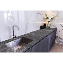 Sticker Art Tezgah Üstü Fayans Kaplama Folyosu Mutfak Tezgahı Kaplama Limestone Marble 70 cm x 2 Metre