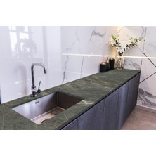 Sticker Art Tezgah Üstü Fayans Kaplama Folyosu Mutfak Tezgahı Kaplama Natural Black Marble 70 cm x 5 Metre