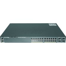 Cisco Catalyst WS-C2960X-24PS-L 24 Port 10/100/1000 Mbps Gigabit Switch  Gümrük Tasfiye Ürünü  Sıfırdan Farkı Kutusu Yok