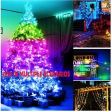 Comment 10 Metre Rgb LED Sese ve Müziğe Duyarlı Bluetooth Özellikli Tak Çalıştır Set