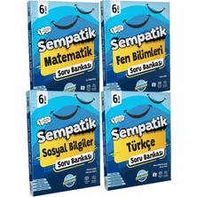 2024 Sempatik 6. Sınıf Türkçe + Fen + Matematik + Sosyal 4 Lü Set Ünlüler Karması