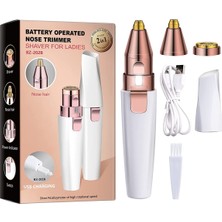 OBRAX Tüm Cilt Tipleri Için 2 Başlıklı 2 In 1 Epilasyon Aleti