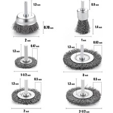 Transformacion Matkap Tel Fırça Seti 1/4 Inç