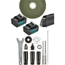 Rebellisch Germany 3'lü Master Set Akülü - 928V 50AH Taşlama - Spiral - Kırıcı Delici Hilti Set