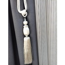 Shushu Design Perde Braçol Fon Perde Toplama Aparatı Püsküllü Perde Tutucu